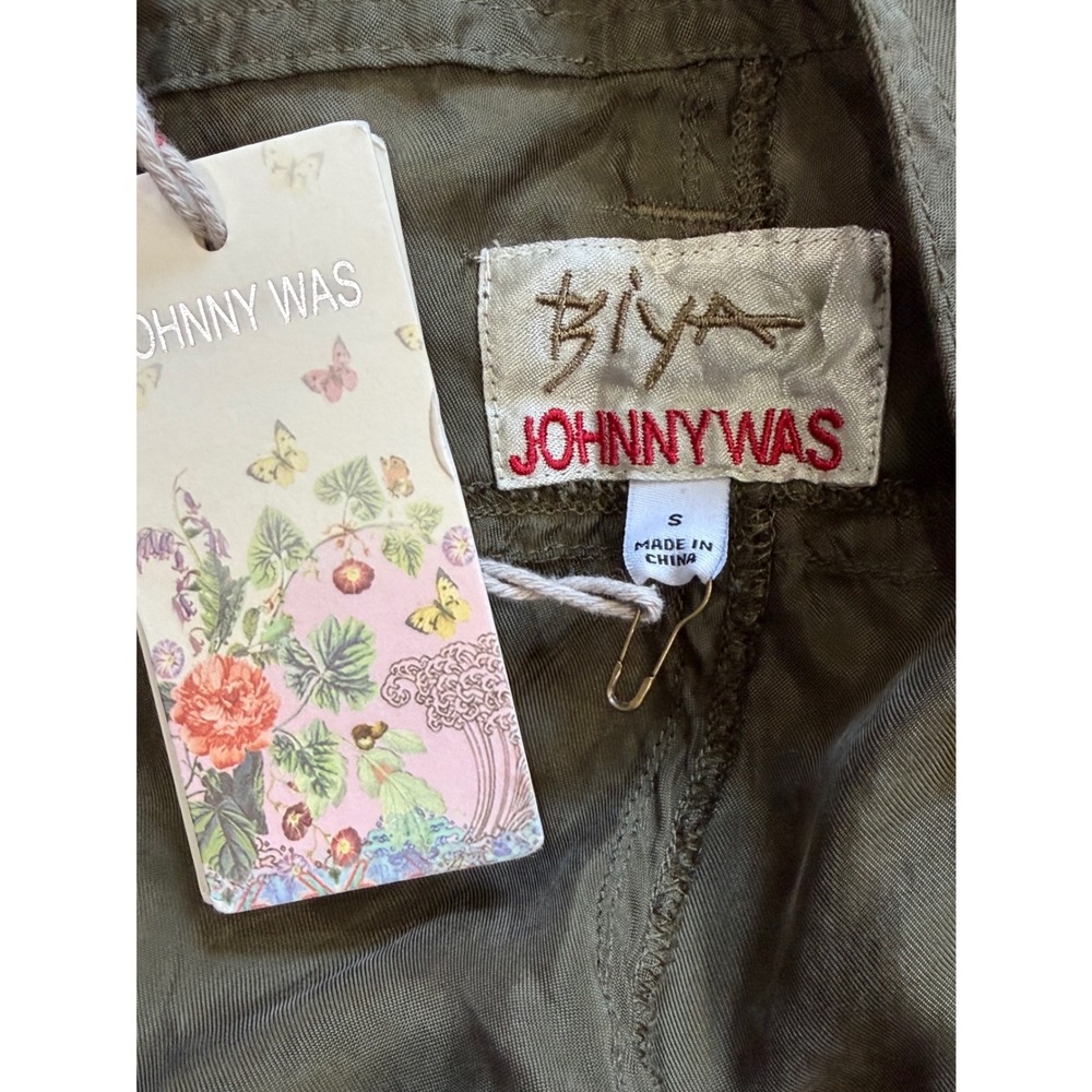 Johnny Was Karlie Jones Cargo Pants Size Small Boho Utility Fairy Grunge - Picture 10 of 12